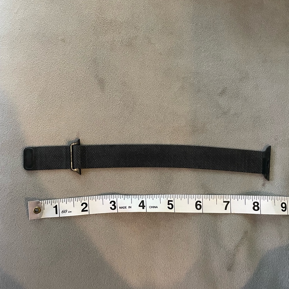 Graphite Milanese Loop Apple Watch Band